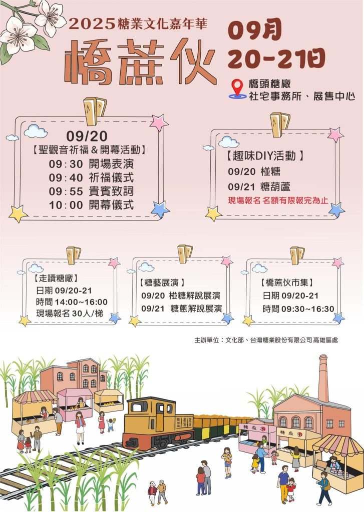 2025高雄9月活動整理懶人包,包含展覽、市集、節慶、文化、親子及音樂會等相關活動資訊|打狗活動 54 542494542
